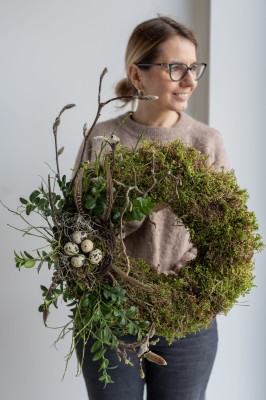 Wianek wielkanocny Leśny